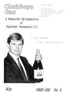 Chairboys Gas - Cover Issue 1 - Season 1987-88