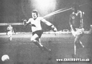 Micky Holifield gets away from a Bournemouth defender during the second-half at Dean Court - Bournemouth v Wycombe - picture from Bucks Free Press
