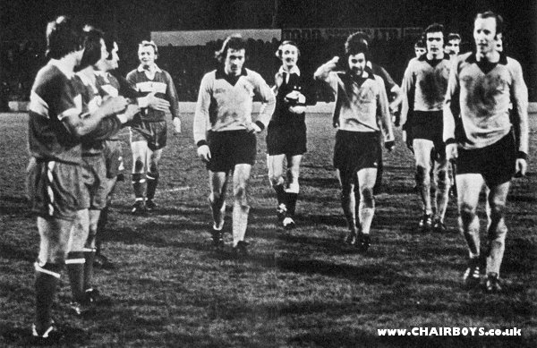 Middlesbrough v Wycombe - Boro and officials applauded Wanderers off the field