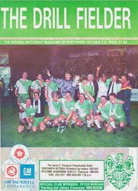 Northwich v Wycombe programme - 26th October 1993
