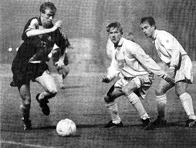 Wycombe v Scarborough - 2nd November 1993 - Dave Carroll in action - picture Matt Fowler from Bucks Free Press