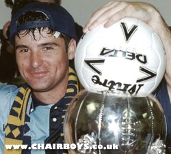 Jason Cousins after the 1993 FA Trophy Final - cousins-fatrophy1993