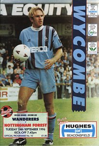 Programme Cover 1996/1997