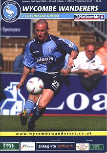 Programme Cover 2002/2003