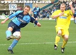 Andy Rammell - on target against Tranmere