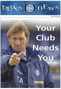 Tony Adams on the cover Blues News