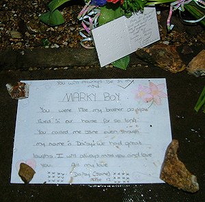 Daisy (Jane's) message to Marky Boy