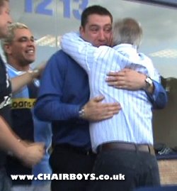 Steve Hayes - relieved after hearing the Bury result