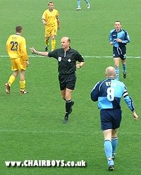 Bennett points to the spot