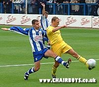 Rambo scores but it's ruled out for offside