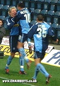 Jocky and Ruby celebrate