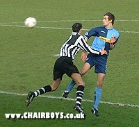 Roger Johnson heads towards goal during the first half