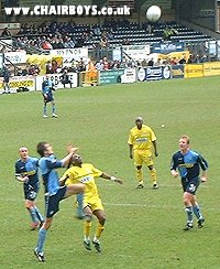 Roger Johnson in action against Tranmere
