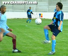 Jonny Dixon in action against Chesham