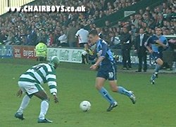 Ian Stonebridge in action at Yeovil