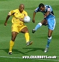 Kevin Betsy - scorer at Gigg Lane