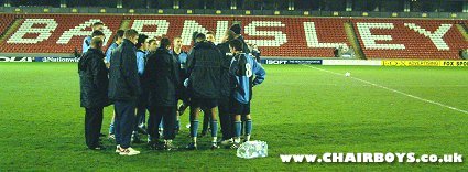 Wanderers youngsters at Barnsley