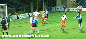 FA Youth Cup action at Adams Park