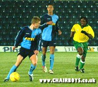Charlie Mapes in action against St Vincent & Grenadines