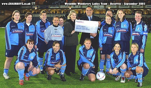 Wycombe Wanderers Ladies Team Reserves 2003/2004