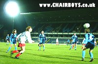 Wanderers Ladies in action against Stocklake at Adams Park
