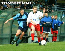 Heather Scutchings in action at Adams Park