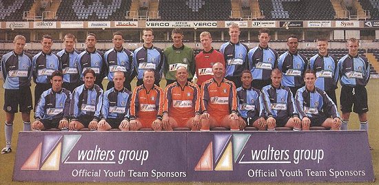 Wycombe Wanderers Youth Team Squad 2001/2