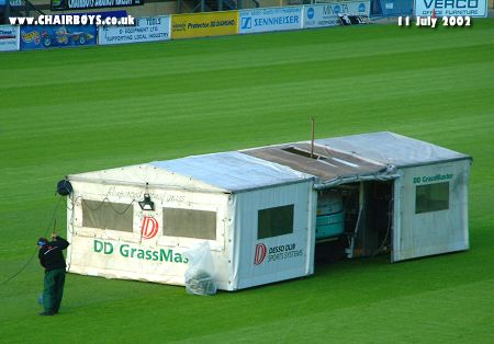 Adams Park pitch - 11th July 2002