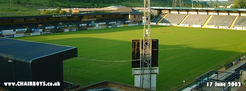 Adams Park pitch - 17th June 2002