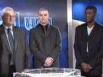 Brown and Couz at the 5th Round draw