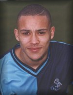 Jermaine McSporran - Wycombe's goalscorer on Saturday against Burnley - picture with kind permission of Paul Dennis - see below for details.
