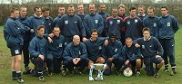 Wanderers pick up AXA award - picture Paul Lewis