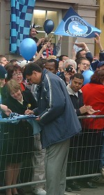 Sign here please - picture Paul Lewis