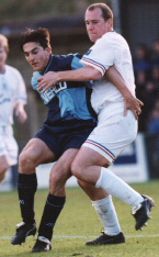 Mark Stallard - Regular scorer at County since leaving Wycombe last March missed game due to injury - picture with kind permission of Paul Dennis - see below