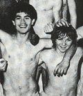 Kevin Keen seen here in 1981 alongside Schoolboy team-mate Mark West.
