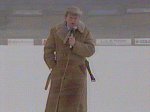 John Motson at Adams Park - 1990 BBC TV